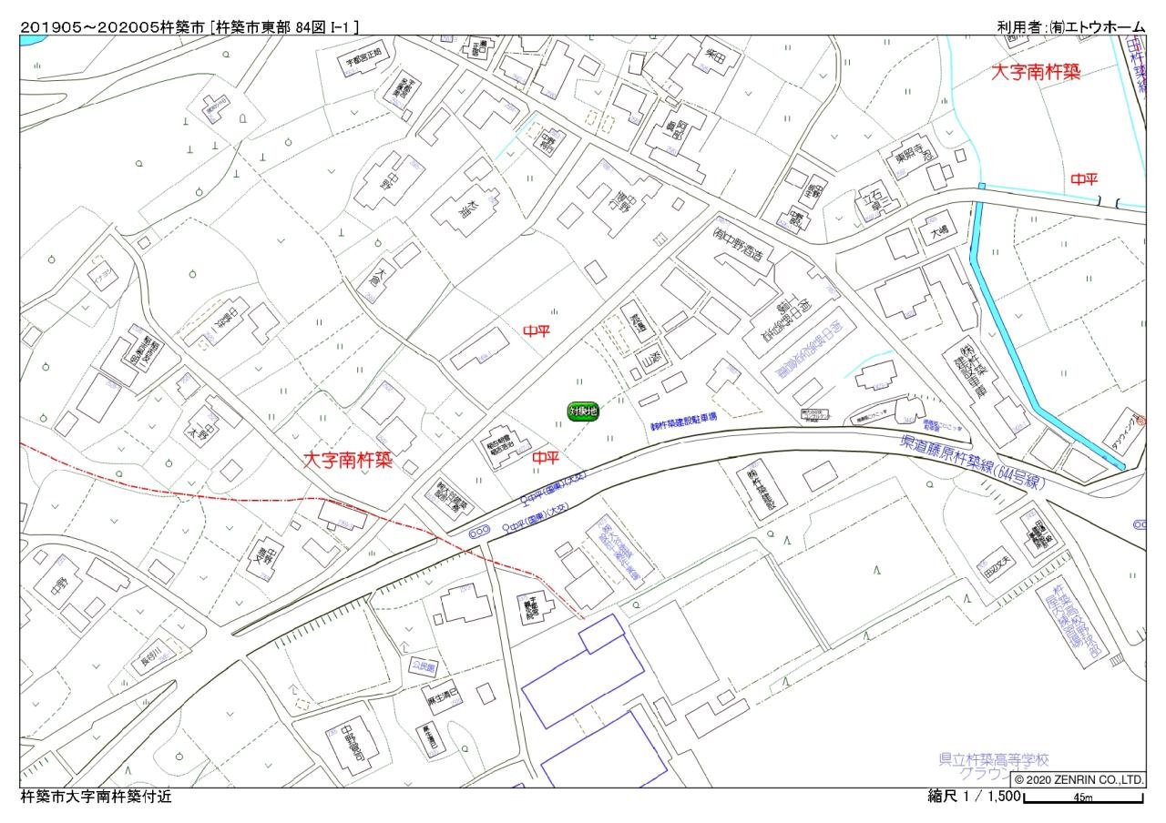 リバブルタウン杵築南杵築Ⅰゼンリン住宅地図