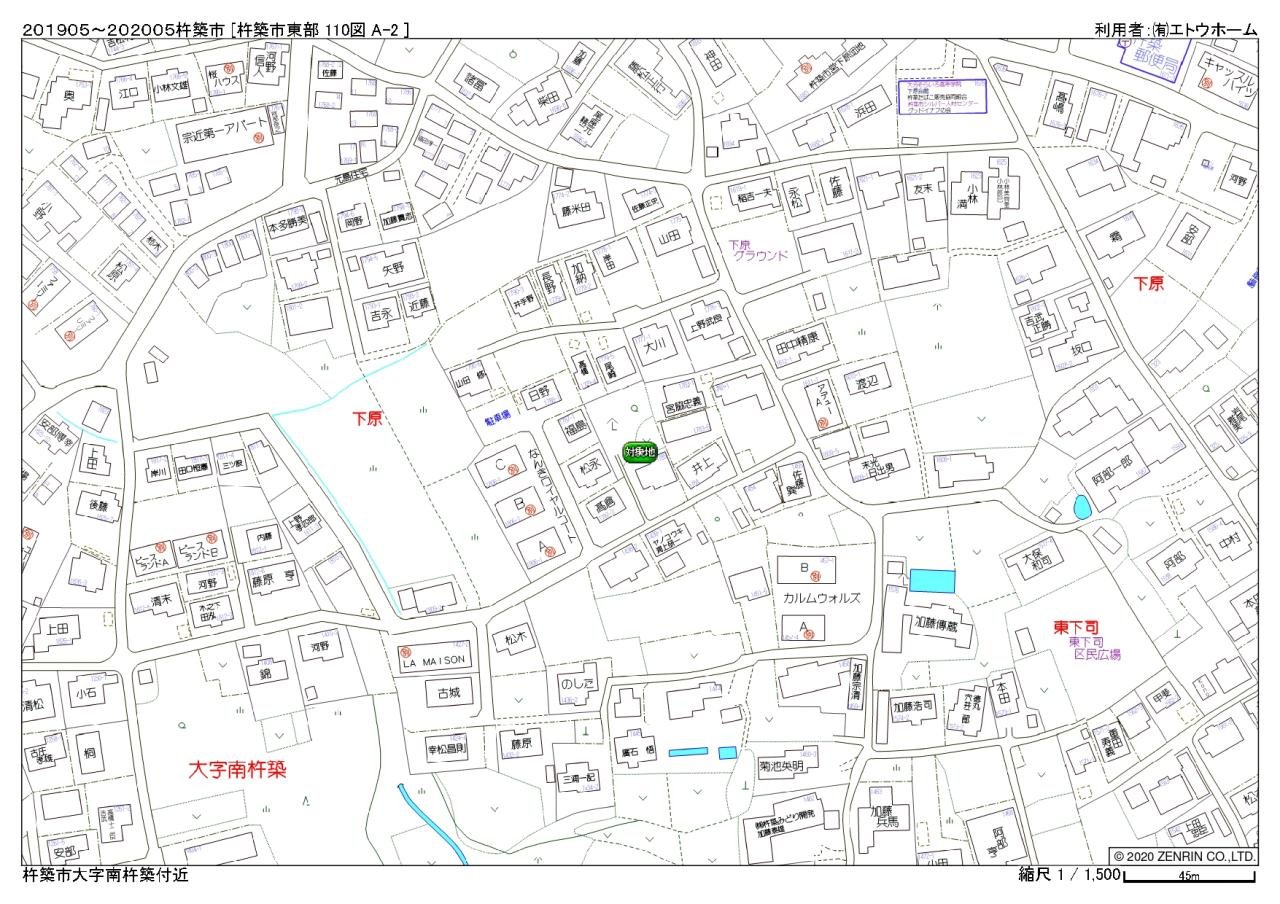 リバブルタウン杵築南杵築Ⅲゼンリン住宅地図