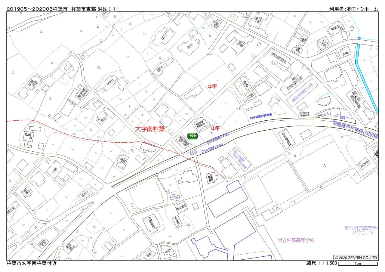 リバブルタウン杵築南杵築Ⅱゼンリン住宅地図