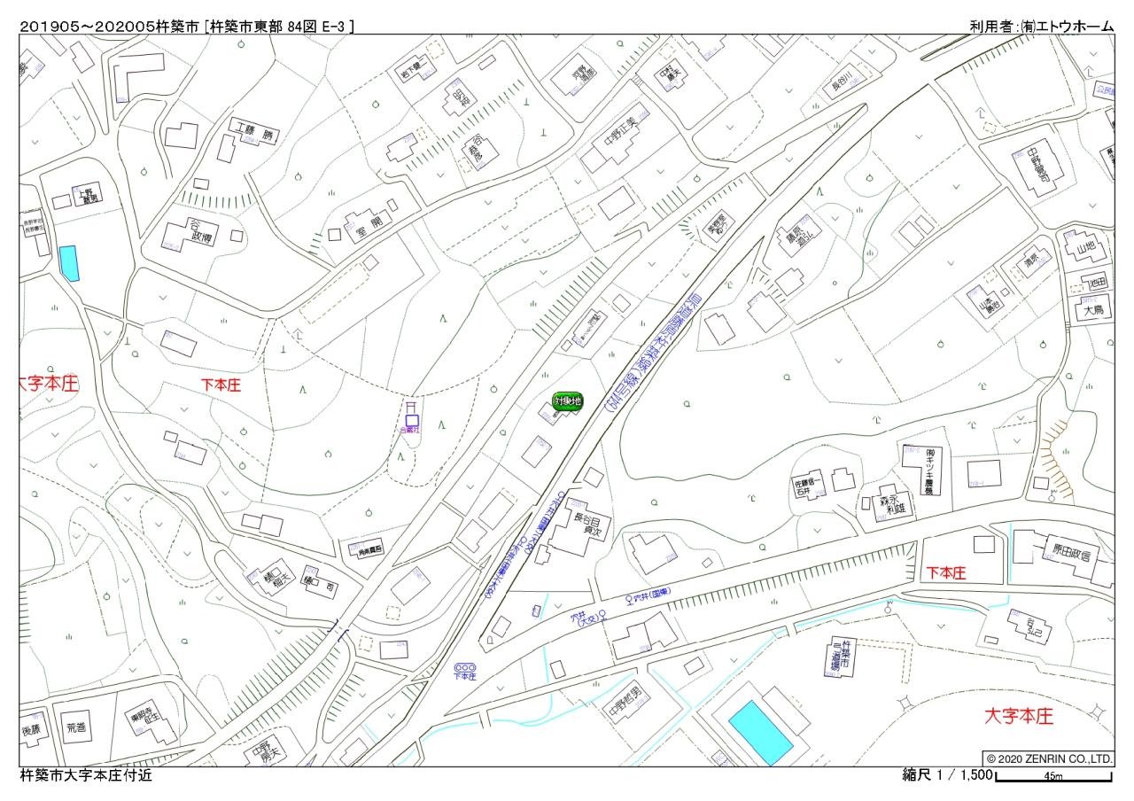 リバブルタウン杵築本庄Ⅰゼンリン住宅地図