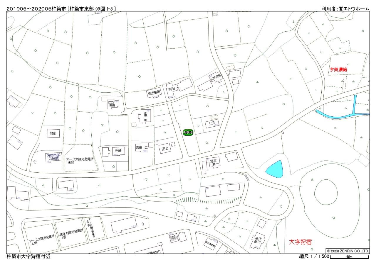 ヴィラタウン杵築狩宿Ⅰゼンリン住宅地図