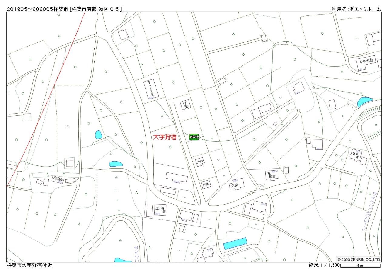 ヴィラタウン杵築狩宿Ⅱゼンリン住宅地図