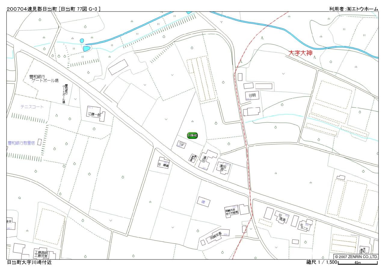 リバブルタウン日出川崎Ⅲゼンリン住宅地図